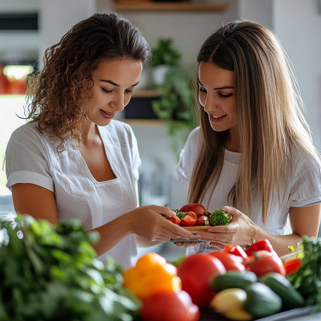 Експерт-нутриціолог консультує клієнта щодо здорового харчування
